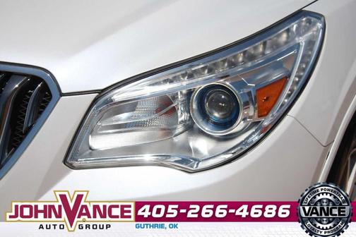 White Frost Tri-Coat 2017 Buick Enclave Leather