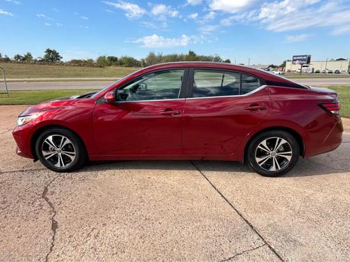Scarlet Ember 2022 Nissan Sentra SV