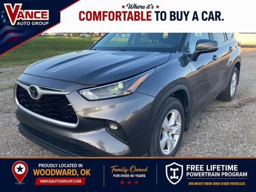 Magnetic Gray Metallic 2023 Toyota Highlander LE