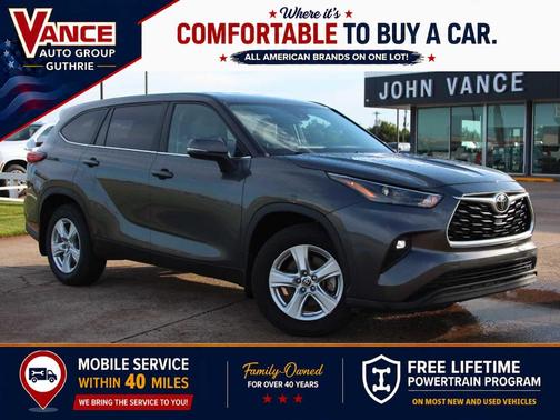 Magnetic Gray Metallic 2023 Toyota Highlander LE
