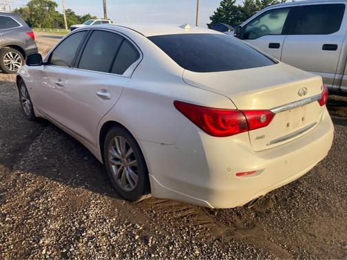 Moonlight White 2014 INFINITI Q50 Premium
