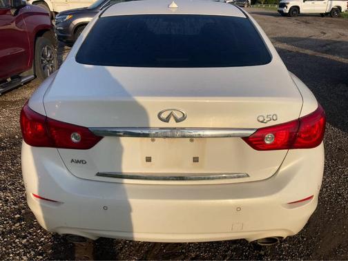 Moonlight White 2014 INFINITI Q50 Premium