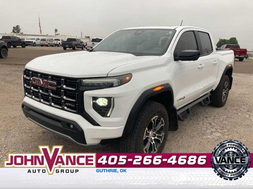 Summit White 2025 GMC Canyon AT4