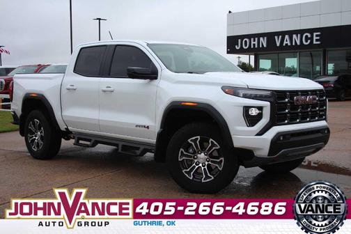 Summit White 2025 GMC Canyon AT4