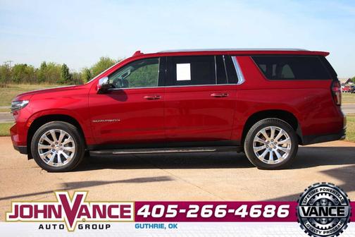 Cherry Red Tintcoat 2022 Chevrolet Suburban Premier