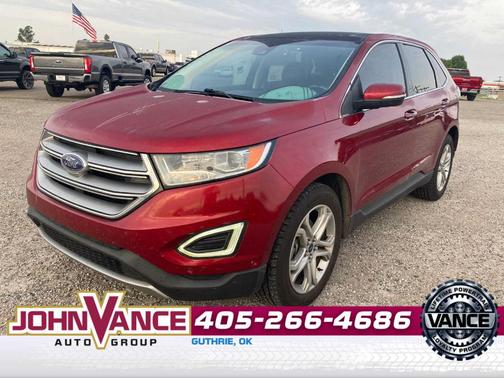 Ruby Red Metallic Tinted Clearcoat 2016 Ford Edge Titanium