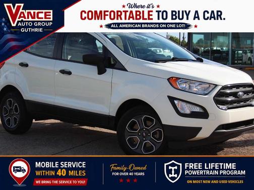 Diamond White 2021 Ford EcoSport S