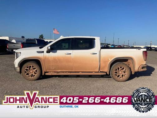 Summit White 2023 GMC Sierra 1500 SLT