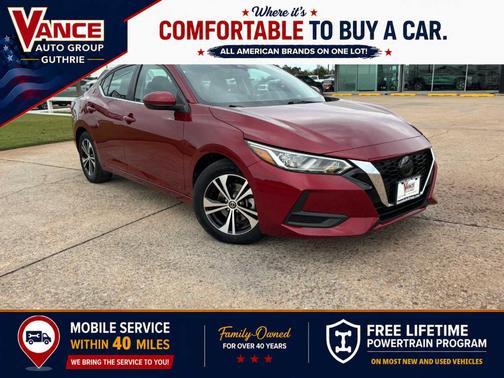 Scarlet Ember 2022 Nissan Sentra SV