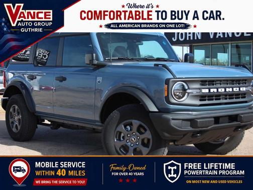 Azure Gray Metallic 2025 Ford Bronco Big Bend