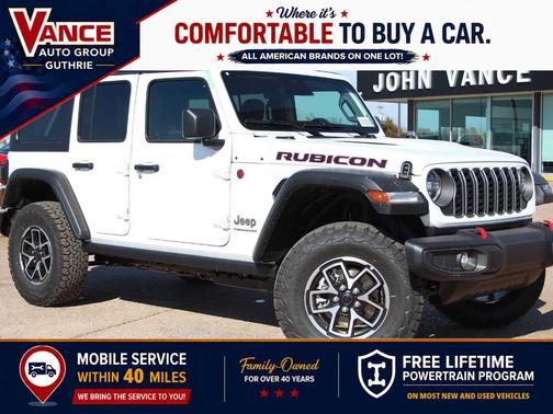 Bright White Clearcoat 2026 Jeep Wrangler Rubicon