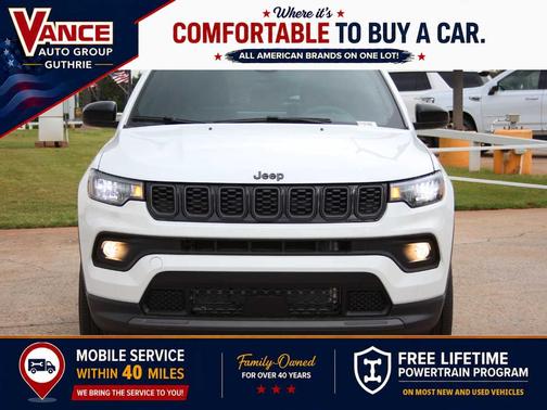Bright White Clearcoat 2026 Jeep Compass Latitude