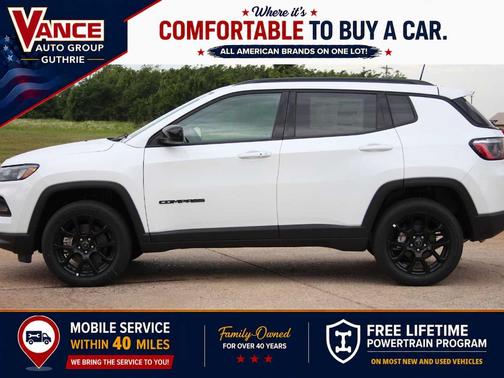 Bright White Clearcoat 2026 Jeep Compass Latitude