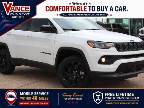 Bright White Clearcoat 2026 Jeep Compass Latitude