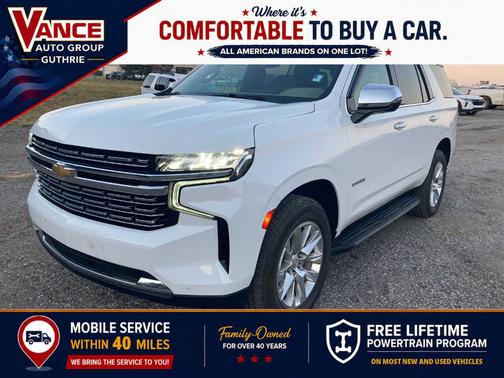Summit White 2023 Chevrolet Tahoe Premier