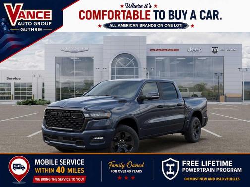 Blue Metallic 2026 RAM 1500 Big Horn/Lone Star