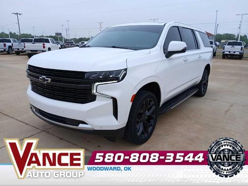 Summit White 2022 Chevrolet Suburban LT