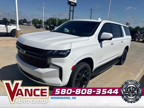 Summit White 2022 Chevrolet Suburban LT