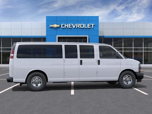 Summit White 2026 Chevrolet Express 3500 LS