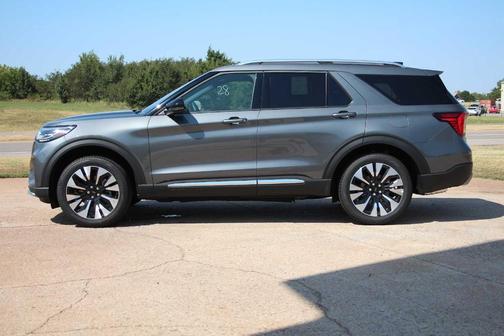 Carbonized Gray Metallic 2026 Ford Explorer Platinum