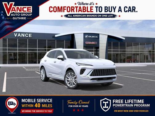 White Tri-Coat 2026 Buick Envision Avenir