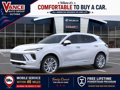 White Tri-Coat 2026 Buick Envision Avenir
