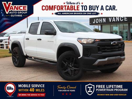 Summit White 2023 Chevrolet Colorado Trail Boss