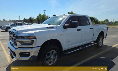 Bright White Clearcoat 2025 RAM 2500 Big Horn