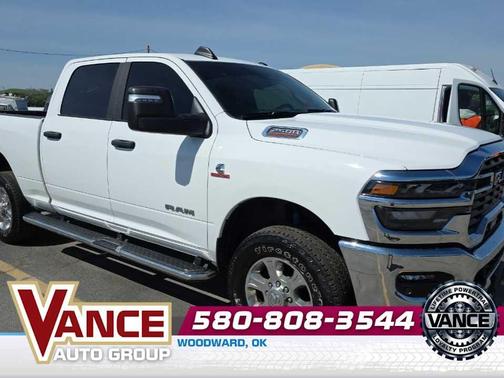 Bright White Clearcoat 2025 RAM 2500 Big Horn