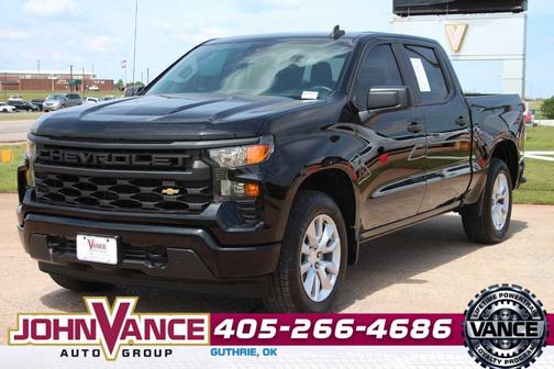 Black 2023 Chevrolet Silverado 1500 Custom