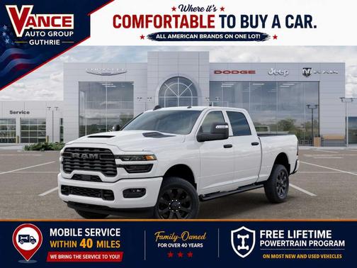 Bright White Clearcoat 2026 RAM 2500 Tradesman