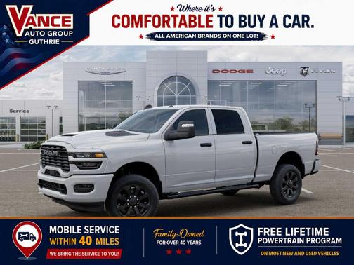 Bright White Clearcoat 2026 RAM 2500 Tradesman