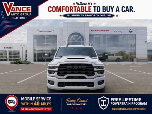 Bright White Clearcoat 2026 RAM 2500 Tradesman