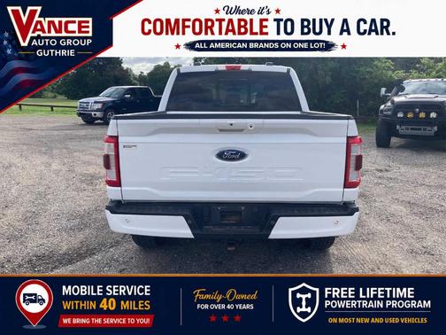 Oxford White 2022 Ford F-150 Lariat