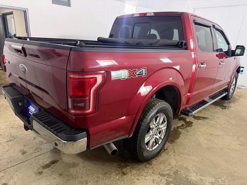 Red 2016 Ford F-150 Lariat