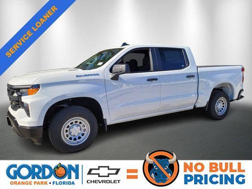Summit White 2025 Chevrolet Silverado 1500 WT