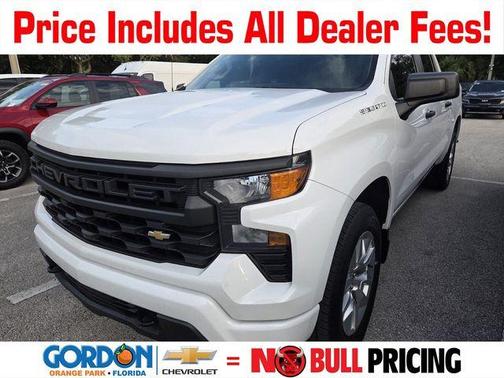 Summit White 2023 Chevrolet Silverado 1500 Custom
