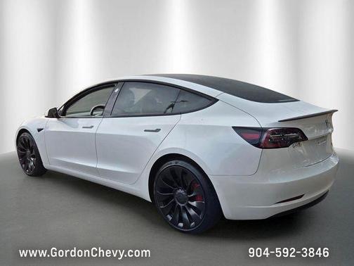 Pearl White Multi 2022 Tesla Model 3 Performance
