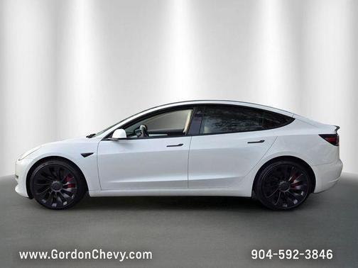 Pearl White Multi 2022 Tesla Model 3 Performance