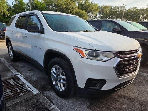 Summit White 2021 Chevrolet Traverse LS