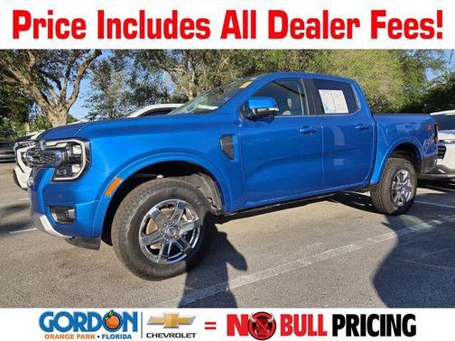 Blue Metallic 2025 Ford Ranger Lariat