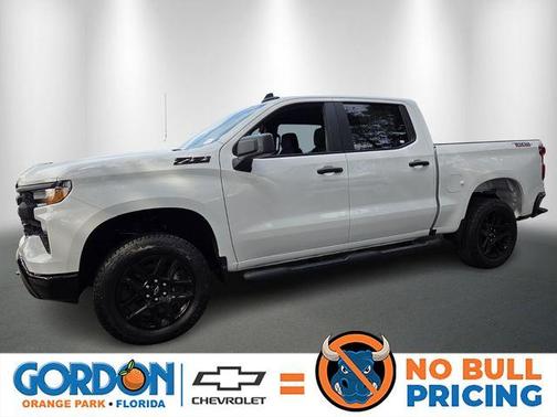 Summit White 2026 Chevrolet Silverado 1500 Custom Trail Boss