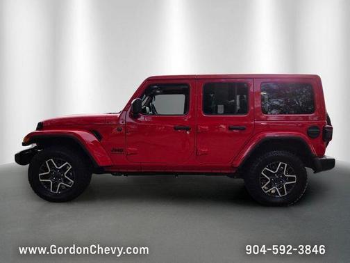 Firecracker Red Clearcoat 2025 Jeep Wrangler Sahara