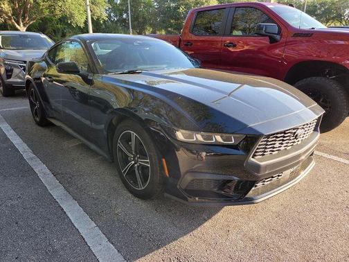 Shadow Black 2024 Ford Mustang EcoBoost Premium