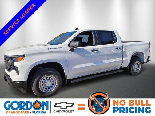 Summit White 2025 Chevrolet Silverado 1500 WT