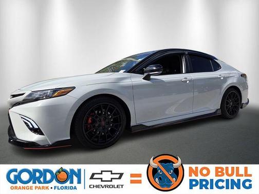Wind Chill Pearl / Midnight Black Metallic 2021 Toyota Camry TRD V6