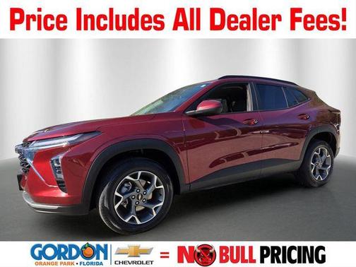Crimson Metallic 2025 Chevrolet Trax LT