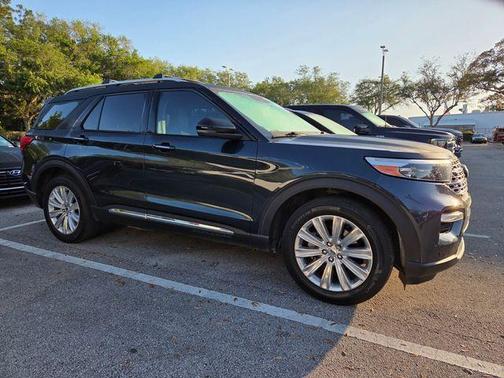 Blue Metallic 2023 Ford Explorer Limited