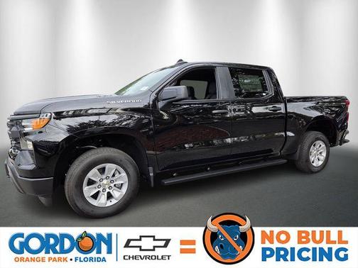 Black 2025 Chevrolet Silverado 1500 WT