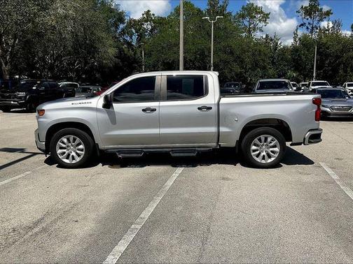 Silver Ice Metallic 2021 Chevrolet Silverado 1500 Custom